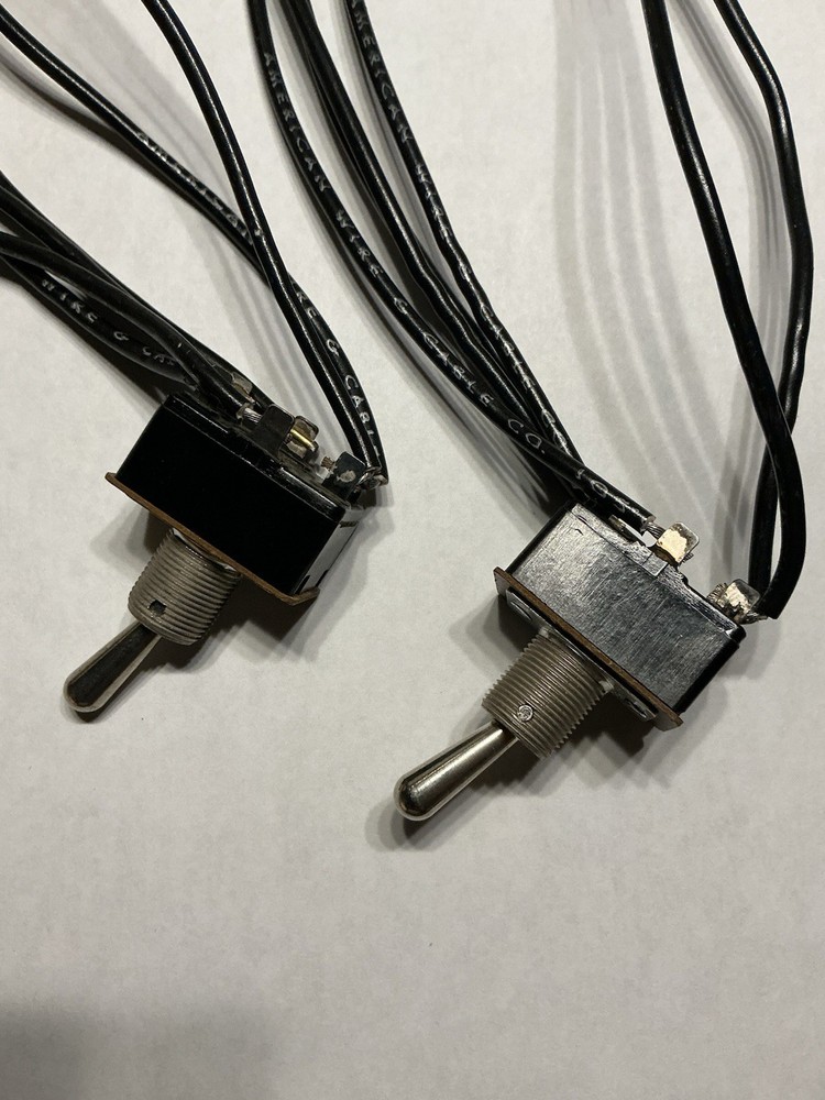 2 Arcade / Pinball Game On/Off Toggle Power Switch - Double Pole Single Throw