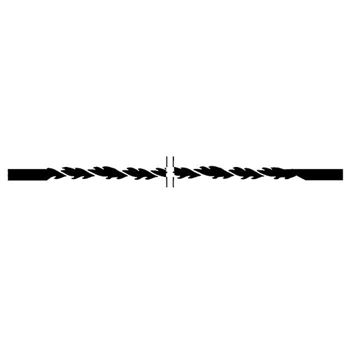 Spiral, plain end blades, all-side cutting, 12 pcs.