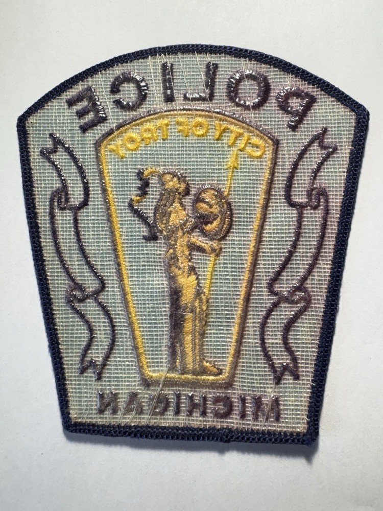 Troy Michigan Police Patch