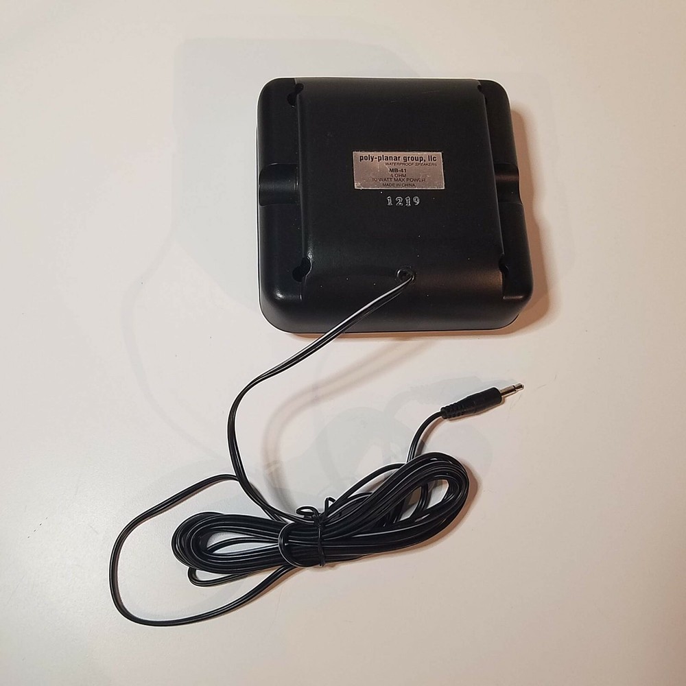 Poly-Planar, Waterproof MB-41, Extension Speaker Only, 10W Max, Single, Black