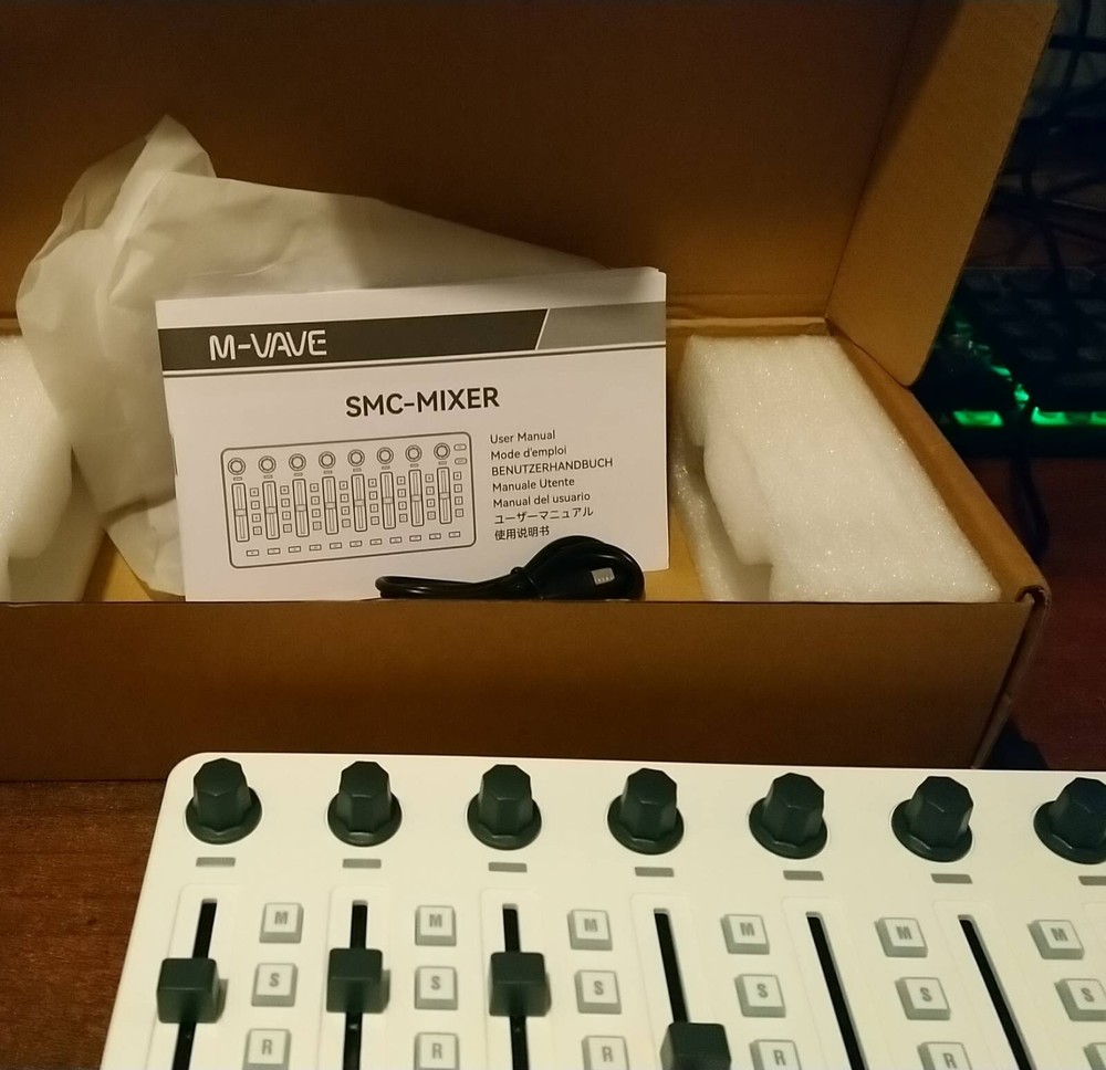 M-VAVE SMC-Mixer Wireless MIDI Controller Mixing Console Connection Rechargeable