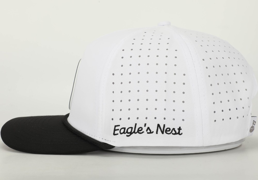 Rope Snapback Golf Hat/Cap Eagle's Nest Golf Co. (White)