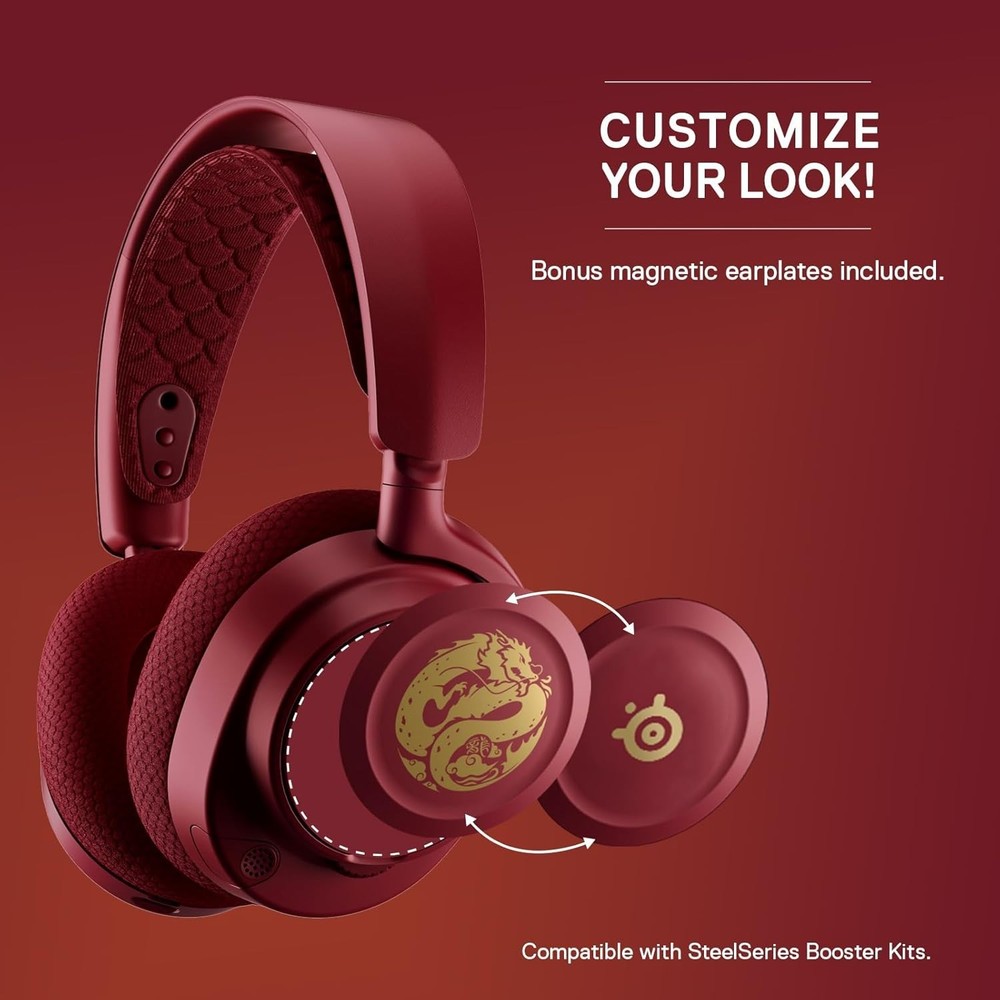 SteelSeries Arctis Nova 7 Wireless Multi-Platform Gaming Headset Dragon Edition