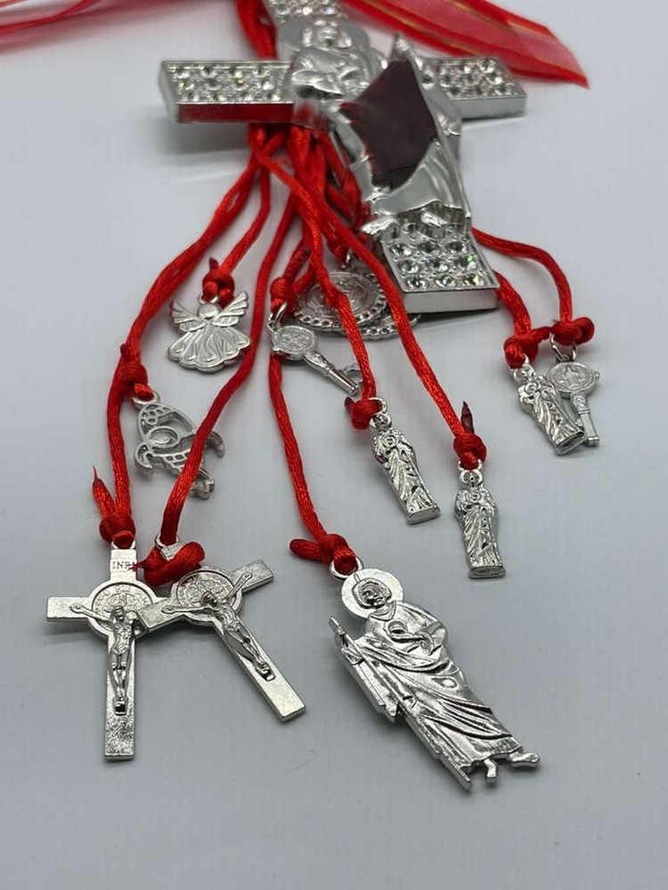 Saint Benedict Hanging Car Blessings Car Rosary Wall Decoration Strings