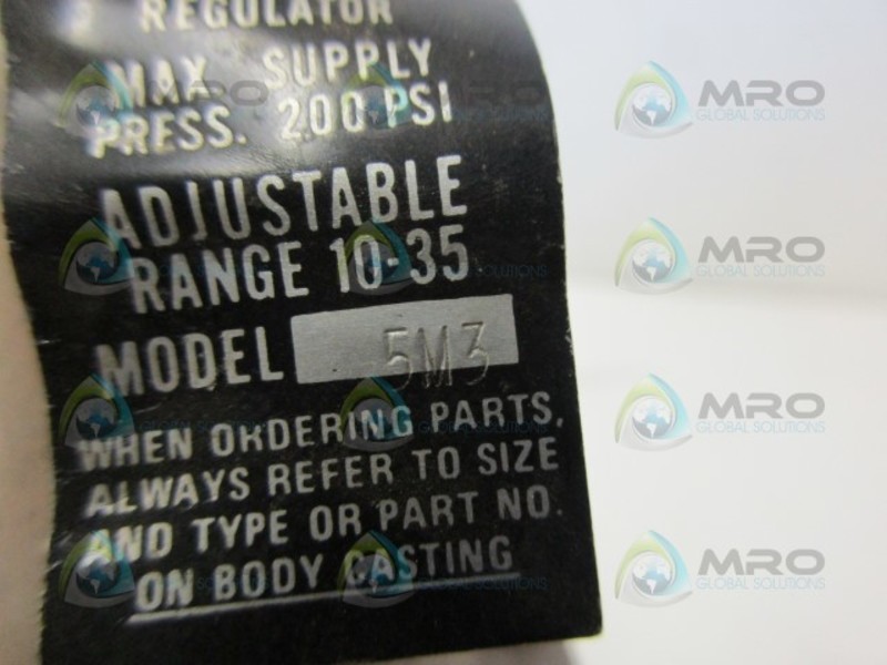 WATTS 5M3 LOW PRESSURE REGULATOR UNMP