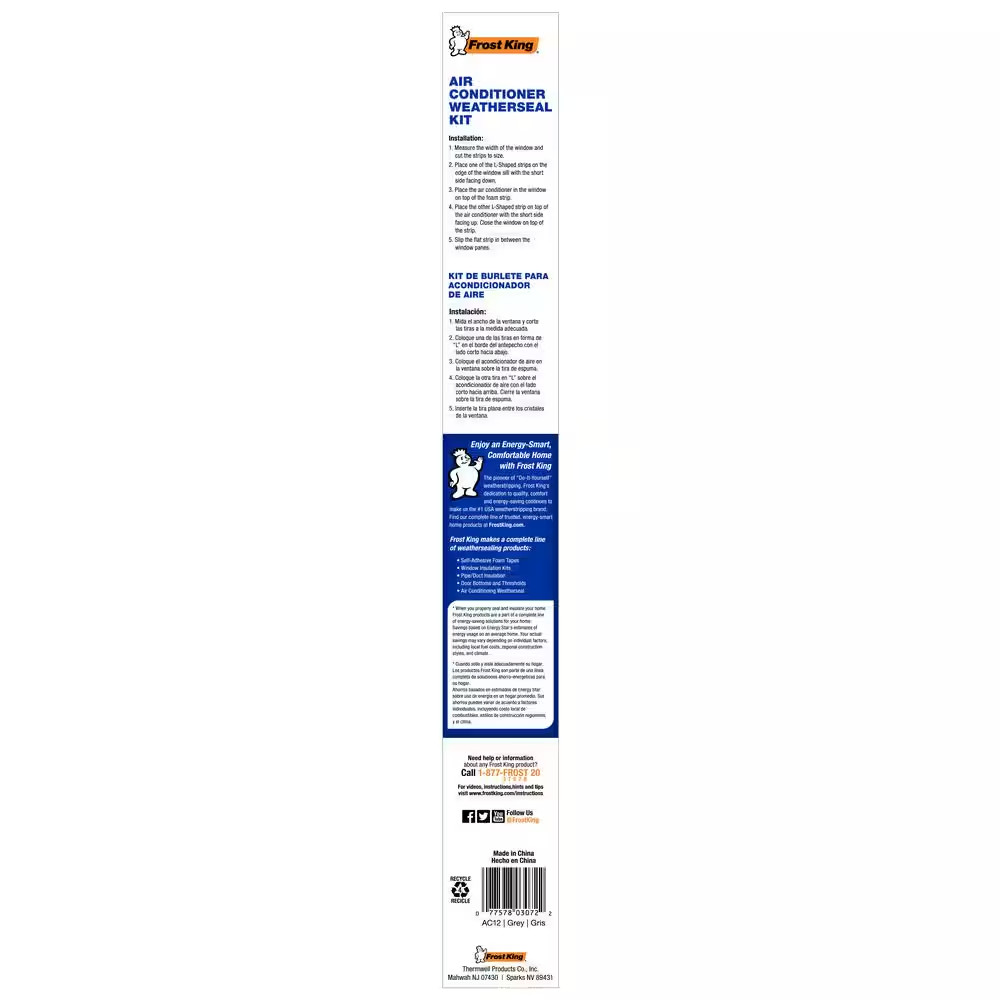 Air Conditioning Weather-Strip Installation Kit