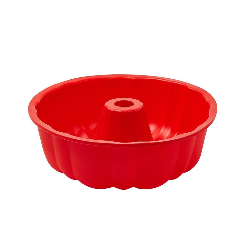 SOV silicone cake pan, Cake Molds, Bakeware Non Red, 1 pack, Red