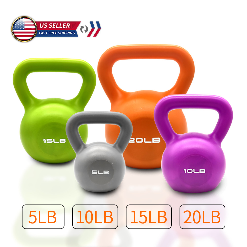 20lbs Kettlebell Set, Strength Training Kettlebells Weight Set, Kettle Bell