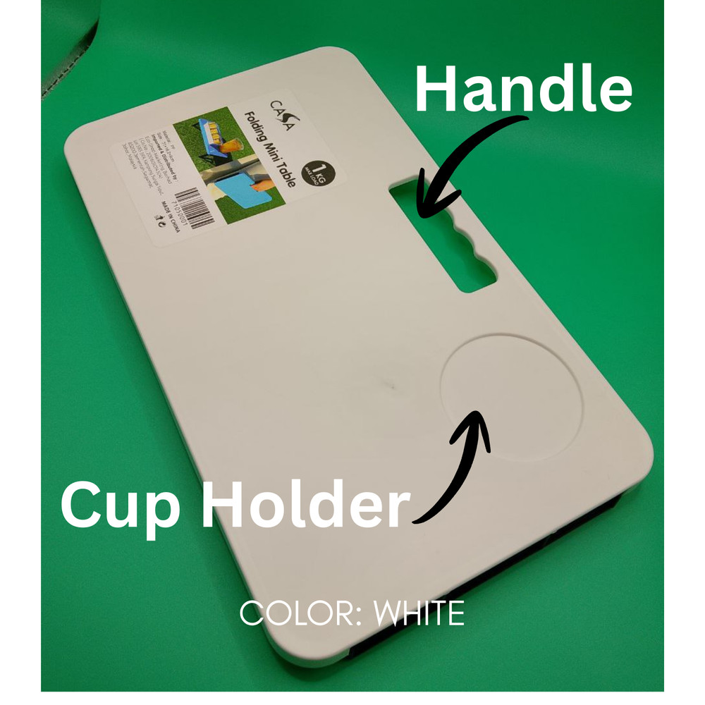 Portable Mini Table Foldable Camping Table Lightweight Plastic Side Travel Table