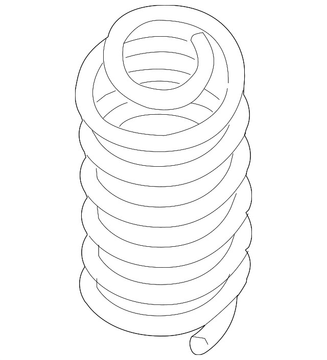 Genuine Nissan Coil Spring 55020-9AM2C