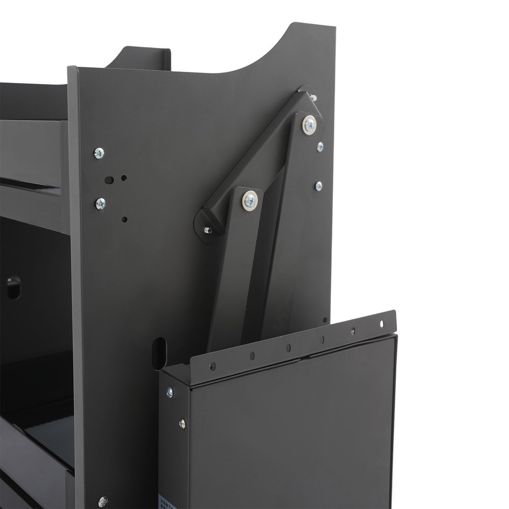 Kitchen Shelf Rack Upper Cabinet 2-Tier Pull Down Cabinet Organizer Rack