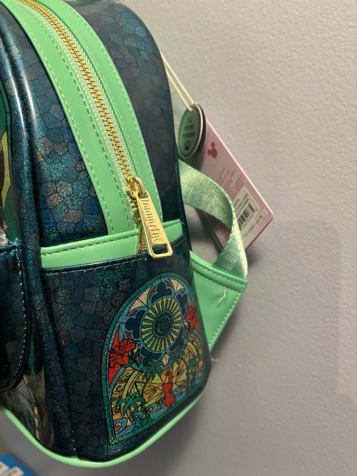 Loungefly Disney Princess Stained Glass Collection Moana Mini-Backpack NWT