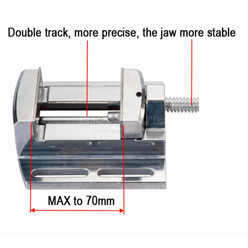 CMC Milling Machine Tool Bench Clamp Jaw Mini Table Vice Plain Parallel-jaw 6258