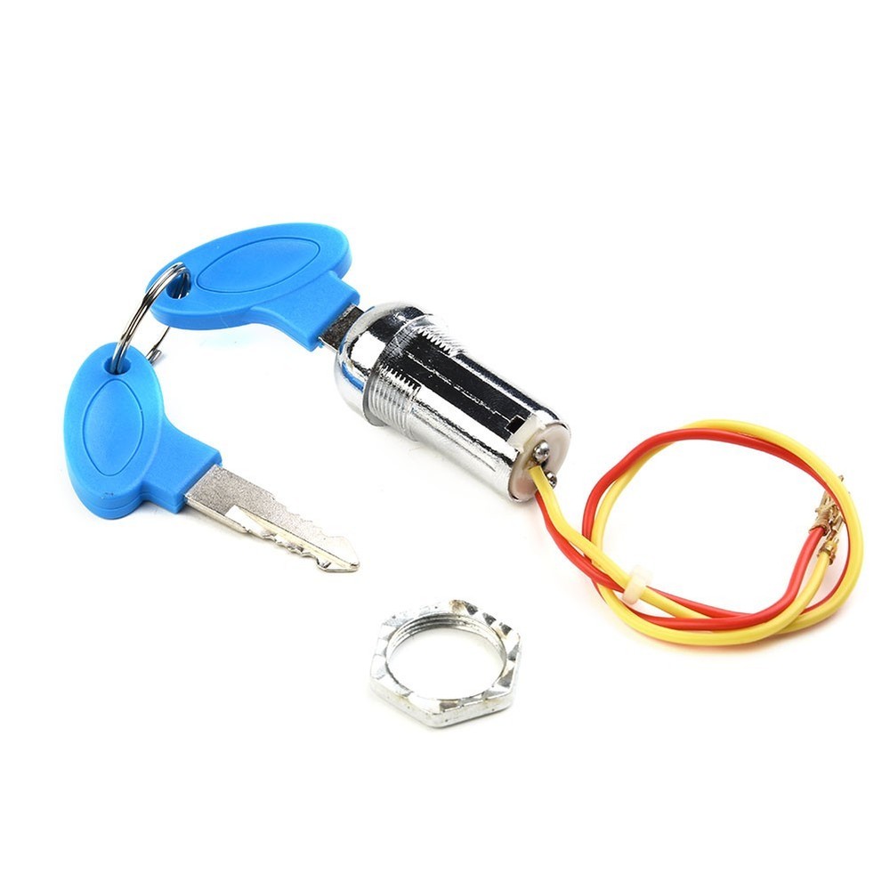 2 Keys Ignition Switch Lock 2 Wire Ignition Switch Key Plastic And Alloy