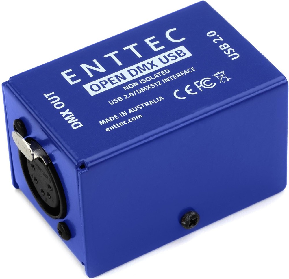ENTTEC 70303 + Chauvet DJ DMX3F5M Value Bundle