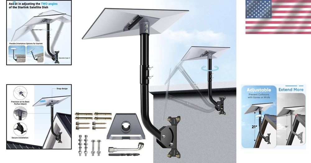 Reliable Starlink Internet Connection - Mounting kit