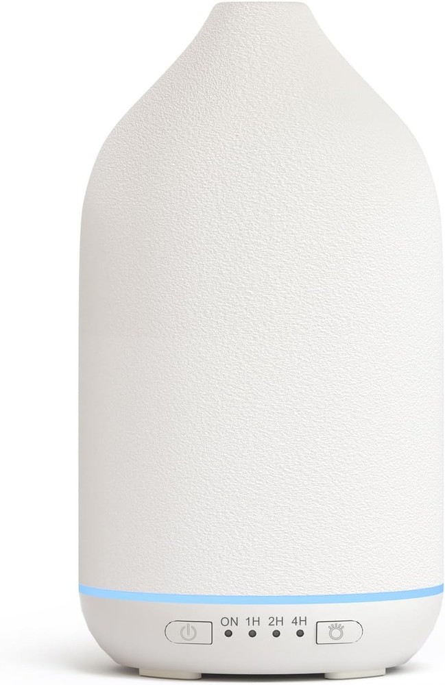 SALKING 200ml Ceramic Essential Oil Diffuser, Stone Diffusers for White