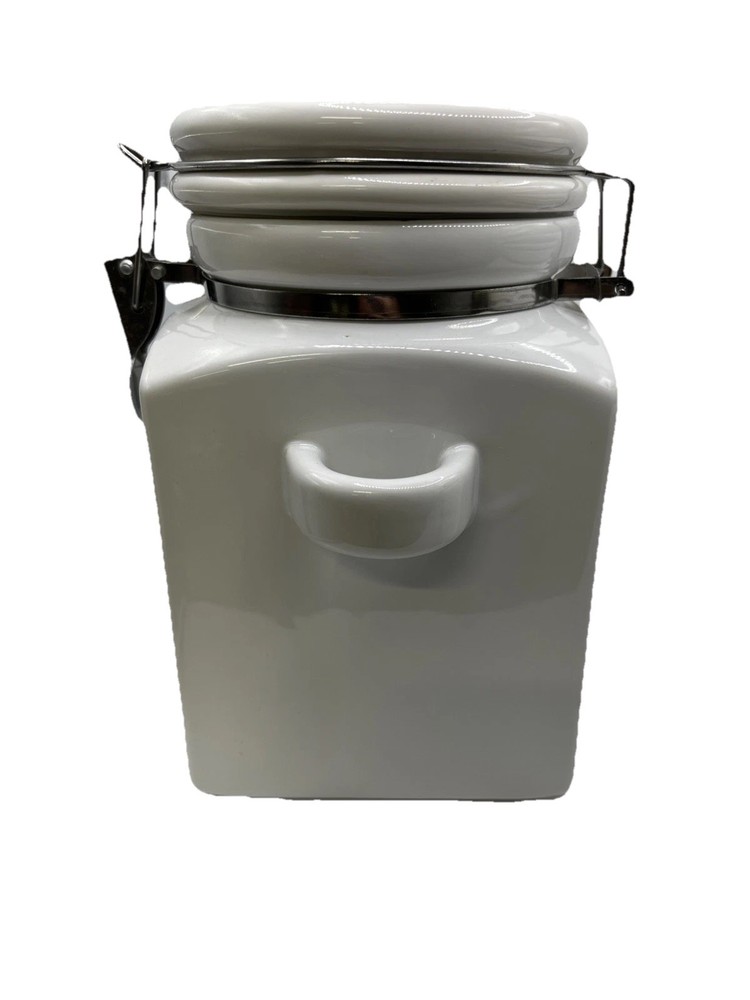 2-Buchase Stoneware Canisters Without Scoops