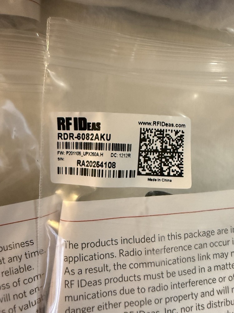 RF IDEAS RDR-6082AKU pcProx Wave ID USB RFID Card Reader