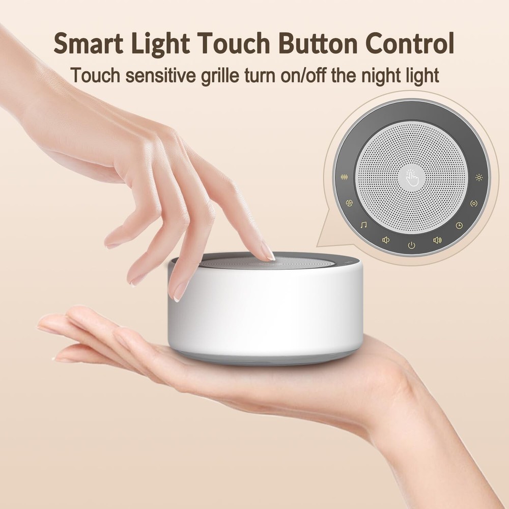 High-Fidelity Sound Machine with Timer & Customizable Equalizer for Relaxation