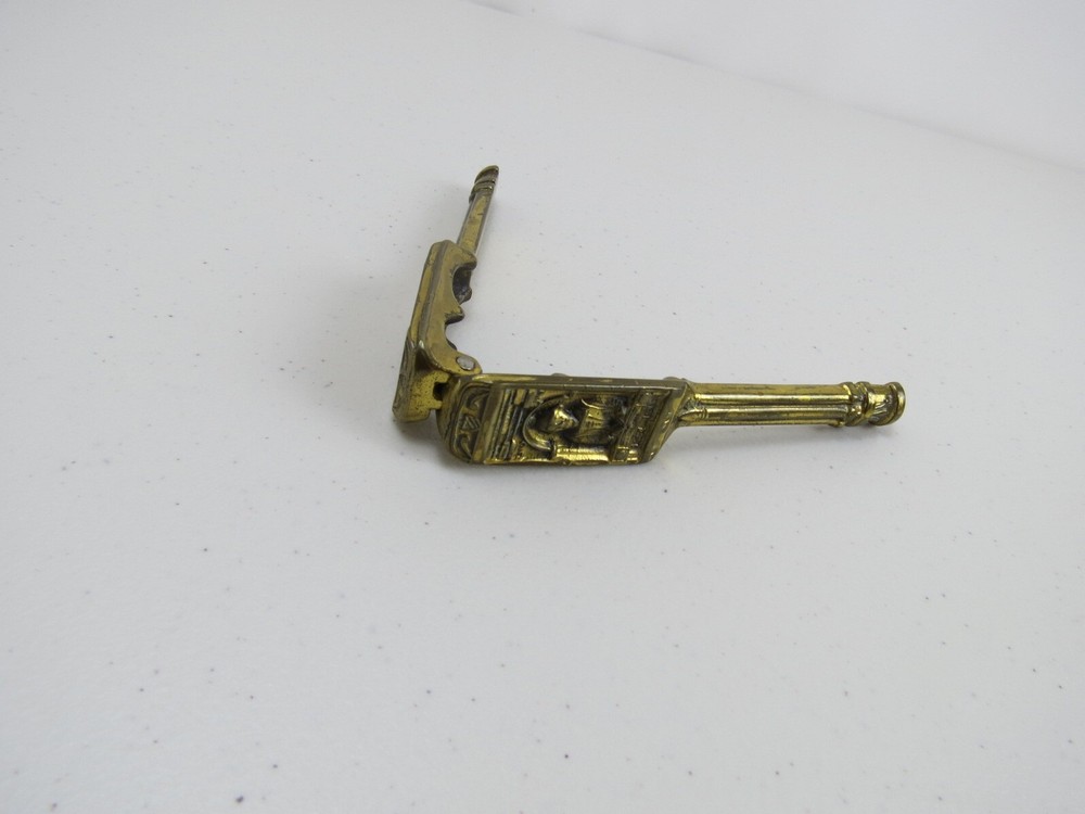 Vintage Brass William Shakespeare Nutcracker Marked England - 5"