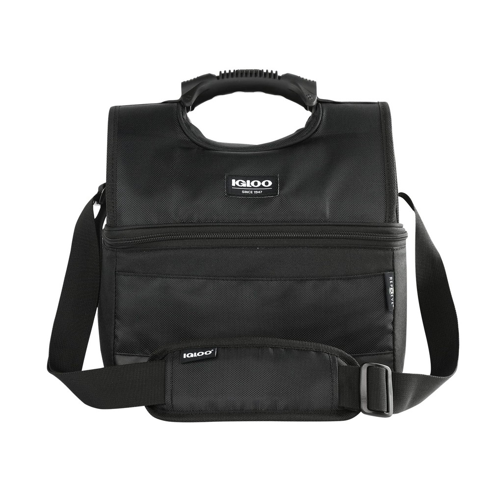Black Evergreen 16 Can Softsided Gripper Bag