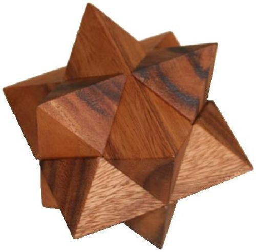 Star - Wooden Brain Teaser Puzzle
