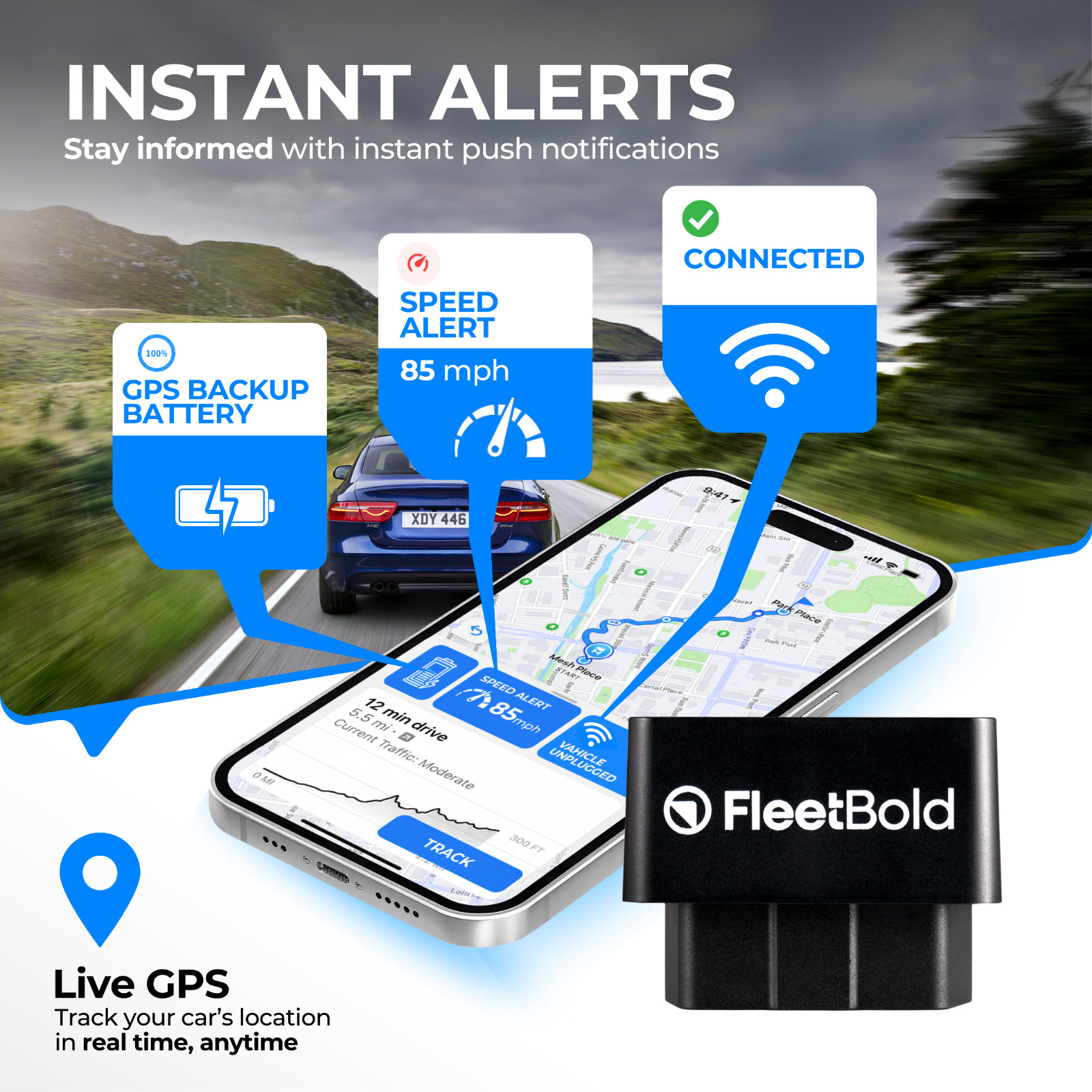 GPS Tracker for Vehicles – $8.99/Month Full Tracking for Turo & Fleet Operators