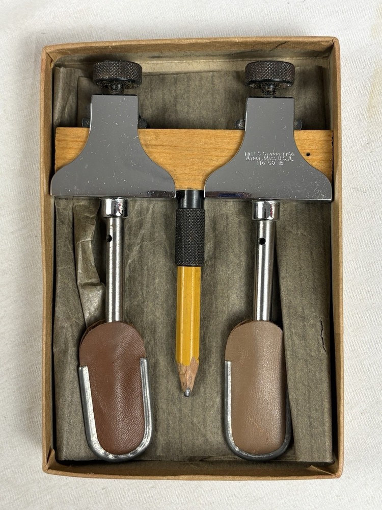 Vintage Starrett no. 50-B Adjustable Trammel Points