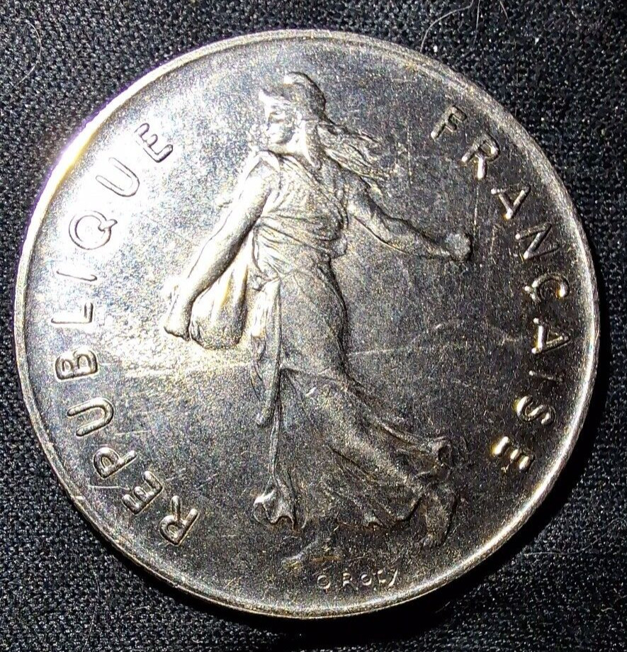 FRANCE 5 FRANCS 1975 - SEEDER