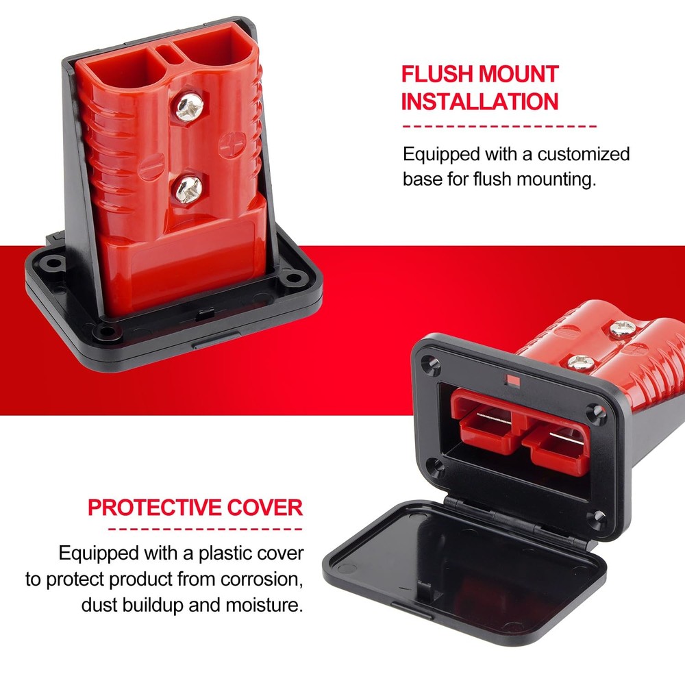 4pcs Battery Quick Connect/Disconnect Electrical Connector Plug with 175A