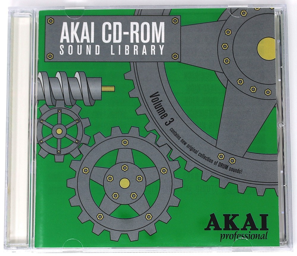 Akai Professional Sound Library Volume 3 Akai Format Sample/Sampling CD CD-ROM
