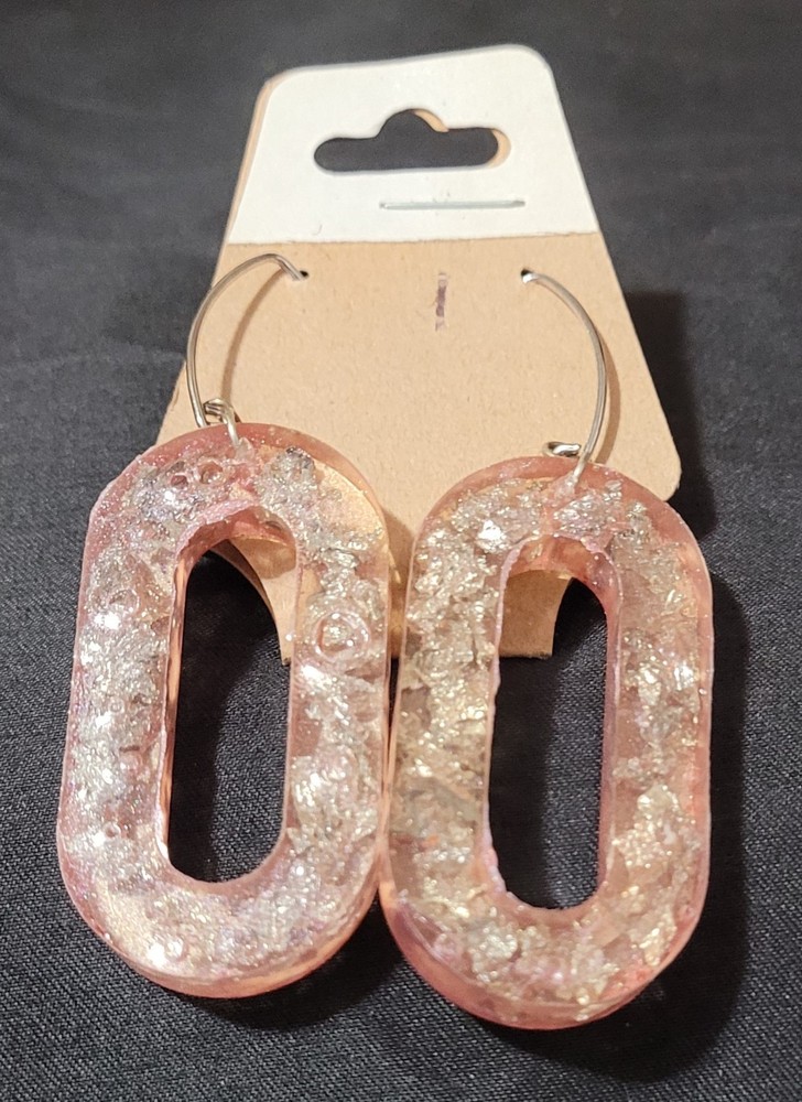 Handmade Epoxy Pierced Earrings