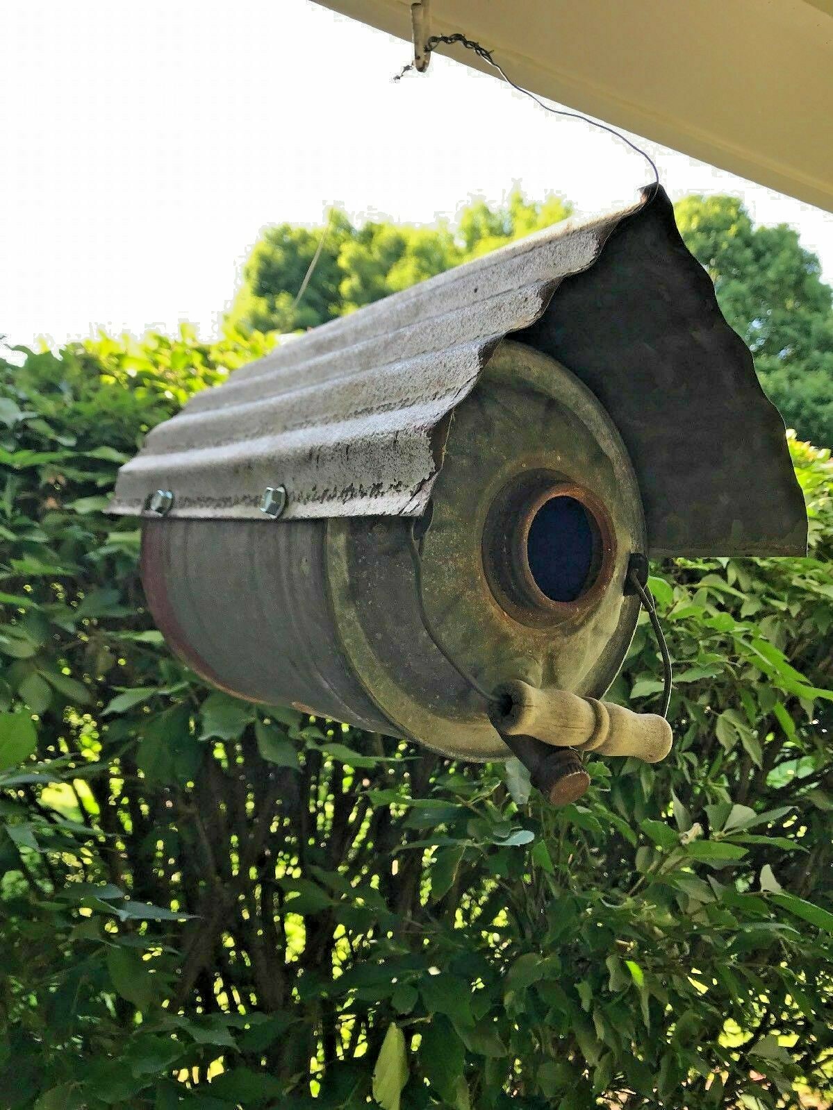 SALE! 10 pcs 11 1/2" x 11 1/2" RECLAIMED CORRUGATED METAL TIN ROOFING PANELS