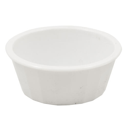 GET Enterprises ER020W 2 oz White Fluted Ramekin