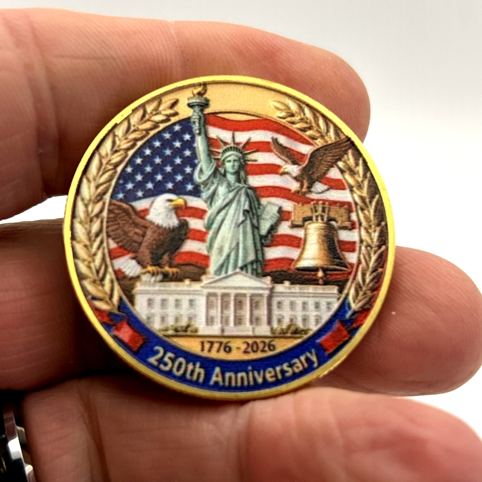 *250TH ANNIVERSARY UNITED STATES OF AMERICA* 1776-2026 Commemorative Coin Medal