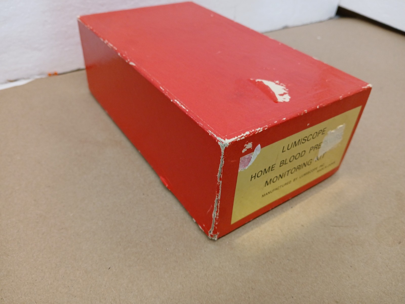 Vintage Lumiscope Home Blood Pressure Monitoring Kit Aneroid w/ Box Japan