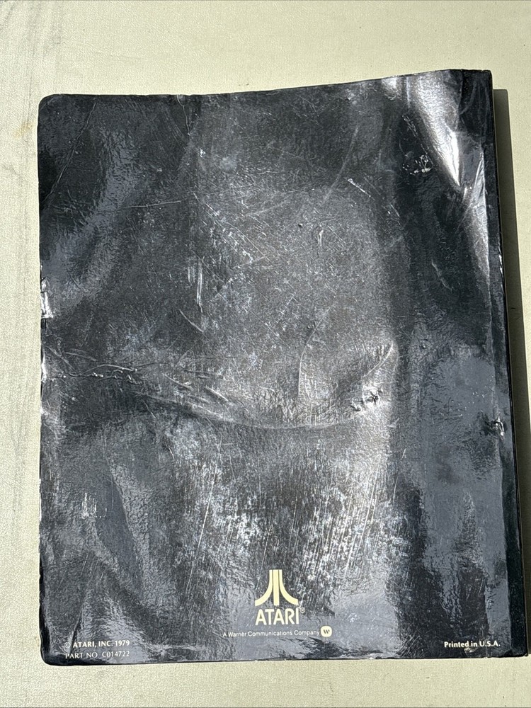 Atari 400/800 Personal Computer Basic Reference Manual USED Vintage