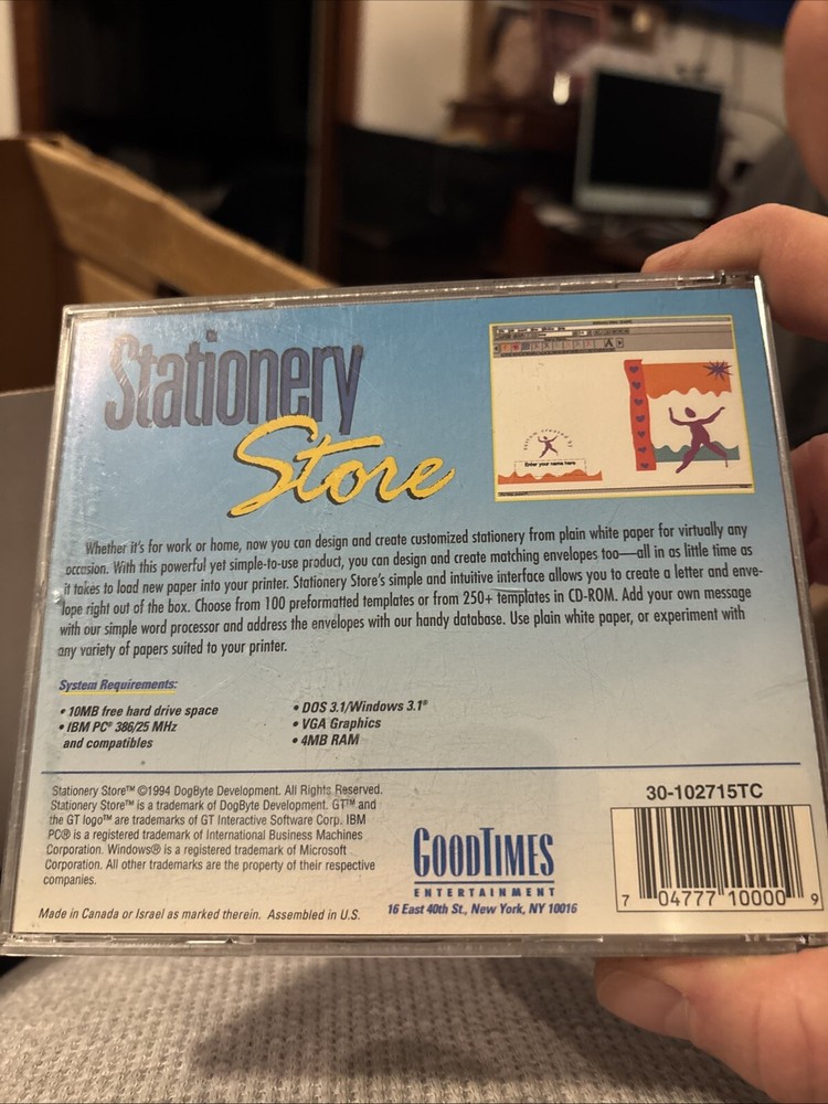Stationery Store Software CD Fast Free Shipping And Tracking!!