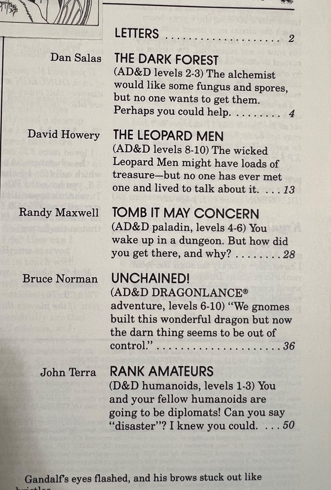 Dungeon Magazine #22