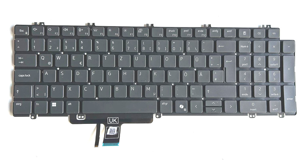 Dell Latitude 5550 German Backlit Keyboard
