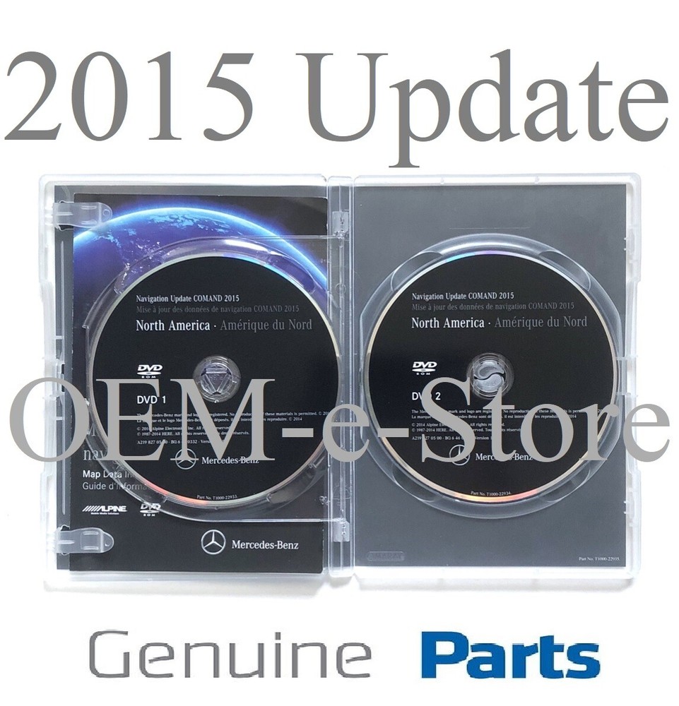 2009 Mercedes E63 E550 E500 E350 Sedan Wagon NTG2.5 Navigation DVD Map Update