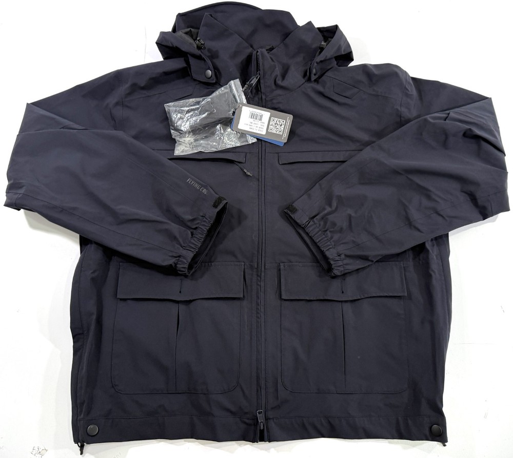 NWT LARGE FLYING CROSS DUTYGUARD HARDSHELL JACKET 57900 LAPD NAVY LARGE REGULAR