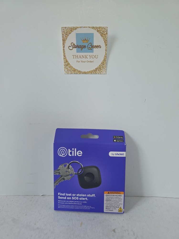 Life360 Tile Bluetooth Tracker for Apple iOS & Android Devices Key Finder-Sealed