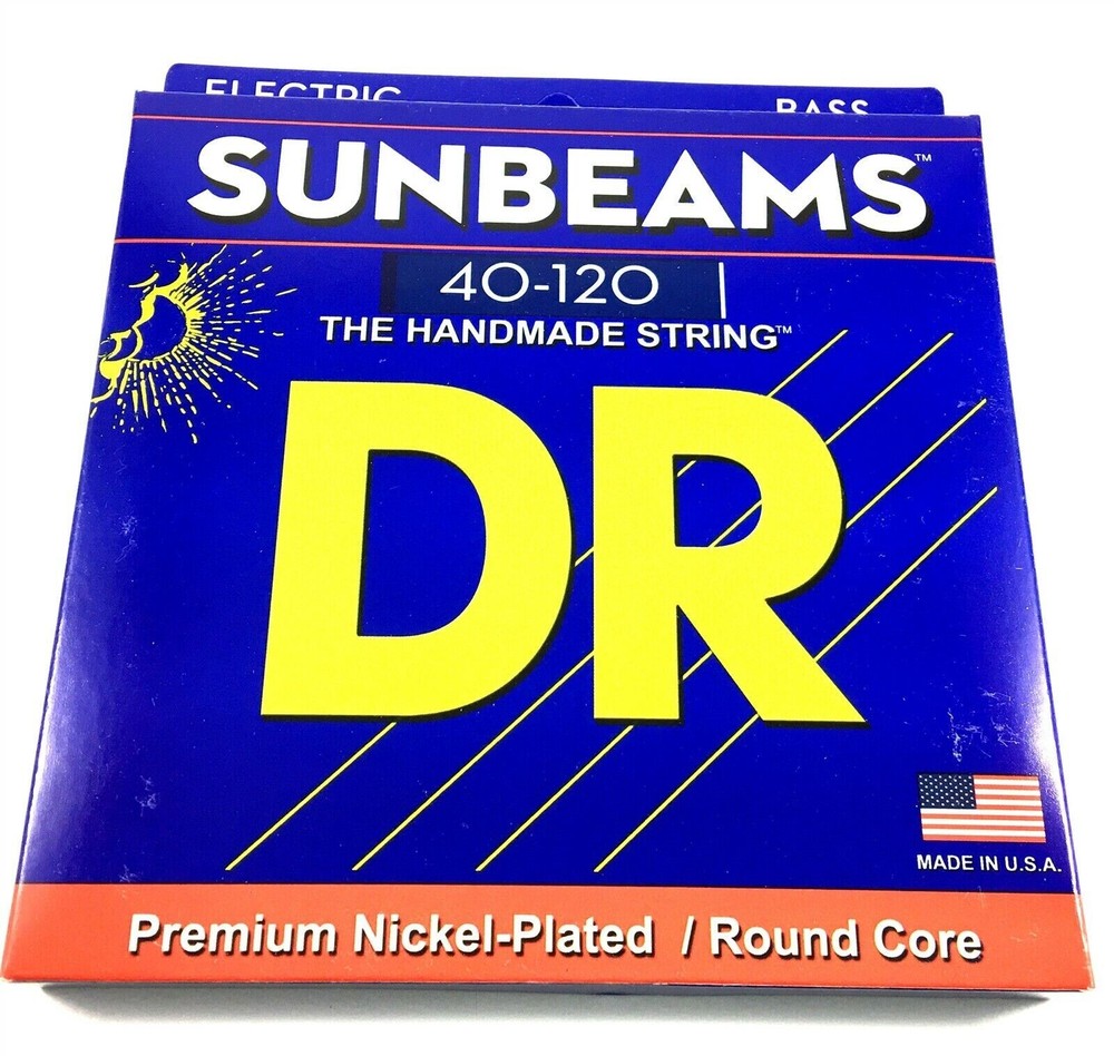 DR Bass Strings 5-String Sunbeams Nickel Plated NLR5-40 40-120 Custom 5 String