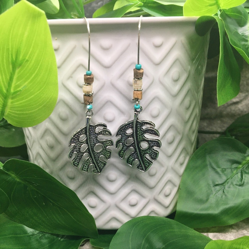 3” Silver-tone Earring Set Boho Retro Drop Dangle Hook New Free Ship 4846