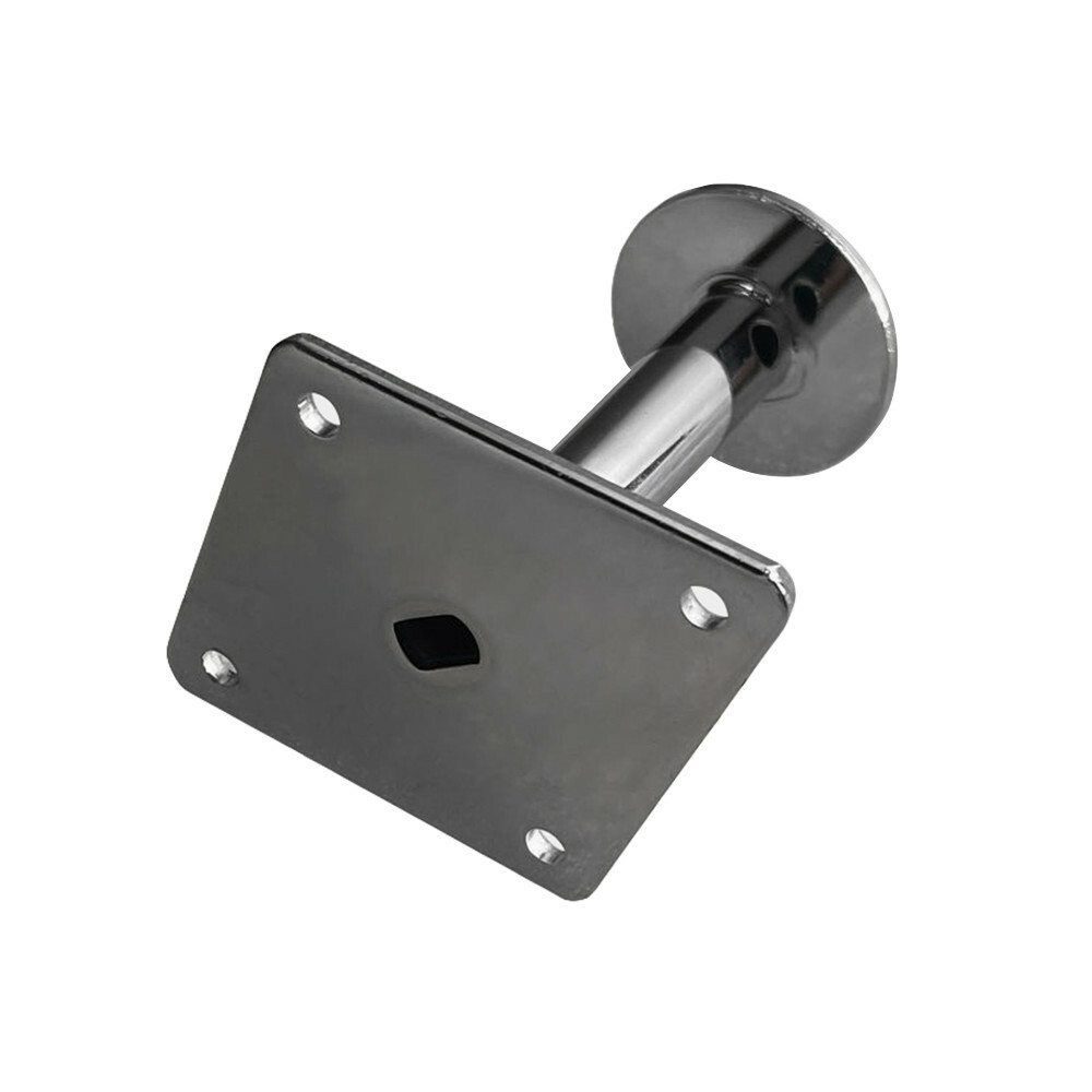 10 Pc 3" Chrome Wall Mounted Faceout Single Garment Hook Display Hanger Disc End