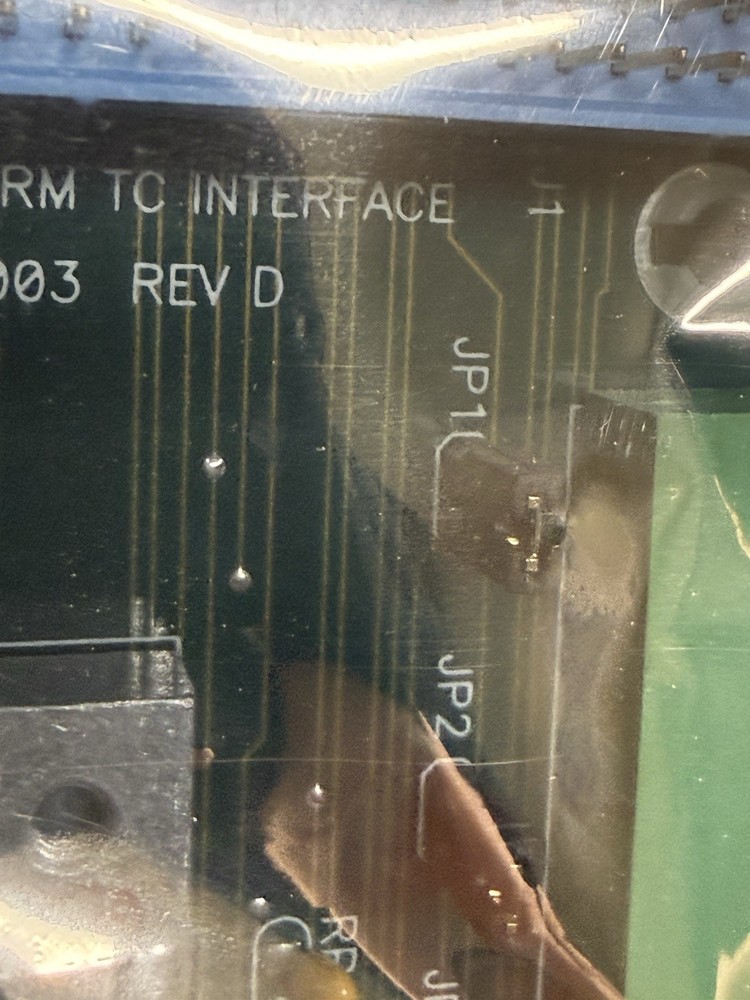 Sierratherm TC Interface Card Part# 5-48-00003 REV D New