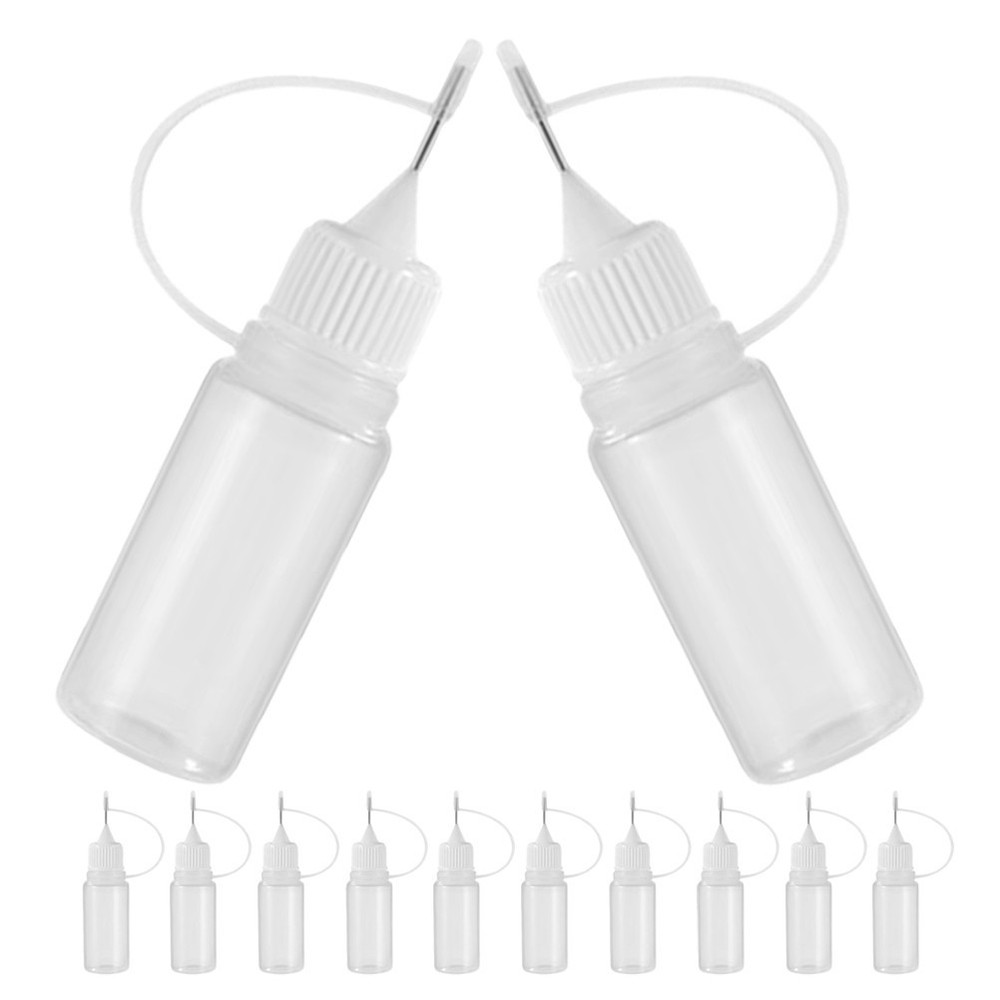 20Pcs Glue Bottles with Precision Tips for Crafts and DIY Projects
