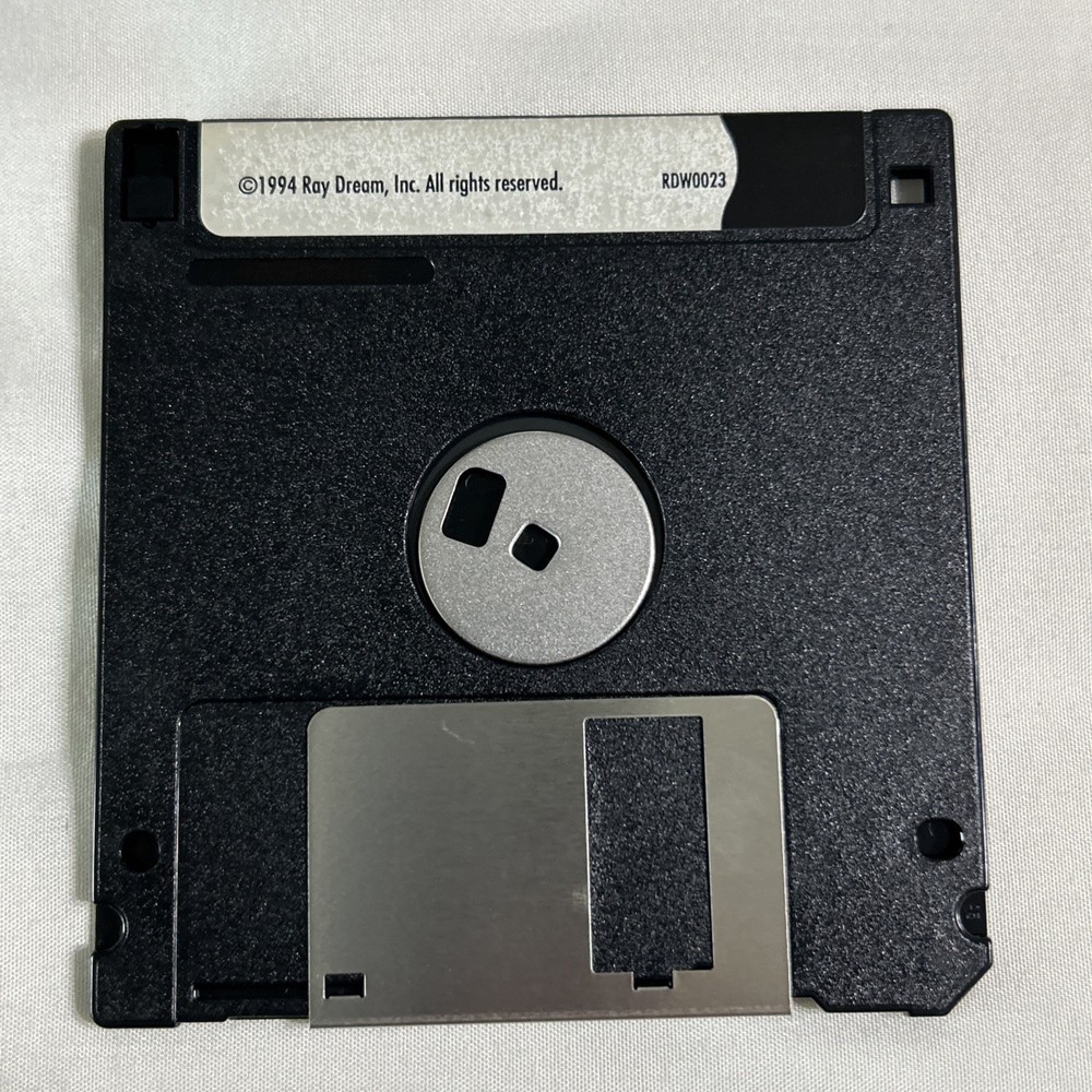 Ray Dream Designer 3 for Windows • 4‑Disk Set • 1994 • 3D Graphics Software